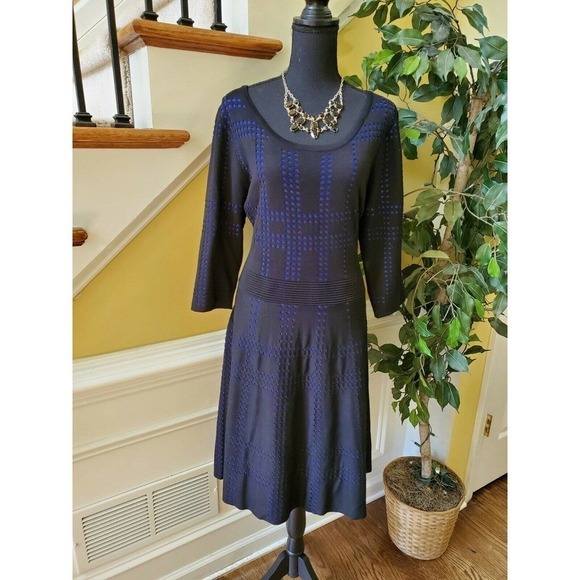 Lane Bryant Patterned Sweater Dress- Size 18/20 - Picture 1 of 11